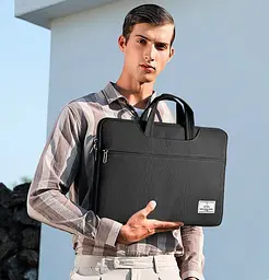 Сумка для ноутбука WiWU Vivi Laptop Handbag 14` Black (6936686409186) [101617] - мініатюра 2