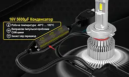 Комплект світлодіодних ламп Infolight M1 Dual Canbus 9006 55W - мініатюра 7