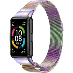Ремінець DK для Honor Band 6 / 7 Metal Milanese Loop Magnetic (012956) (chameleon)