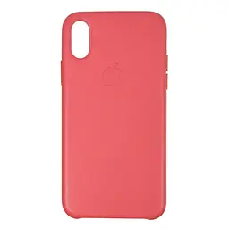 Чехол Original Leather Case для Apple iPhone XS Max Peony Pink (ARM53588)
