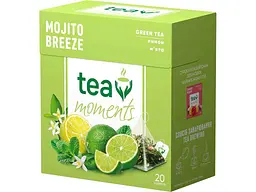 Чай пакетований зелений Tea Moments Mojito Breeze 34 (1,7 г) 20 пакетиків