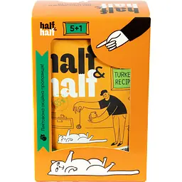 Набір вологих кормів для стерилізованих котів Half & Half шматочки з індичкою в желе 600 г (6 шт. х 100 г) - мініатюра 5