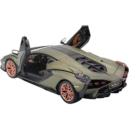 Автомодель Bburago Lamborghini Sian FKP 37 1:24 Metallic Green (18-21099) [119119] - мініатюра 3