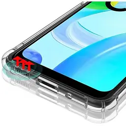 Панель BeCover Anti-Shock для Realme C30/C30s Clear (708925) - мініатюра 3