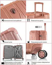 Валіза Heys Xtrak (S) Silver (10103-0002-21) - мініатюра 12