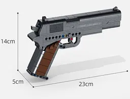 Конструктор M1911 Браунінг Самозарядний Пістолет 333 Деталей - мініатюра 7