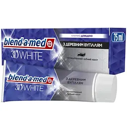 Зубная паста Blend-a-med 3D White Древесный уголь 75 мл