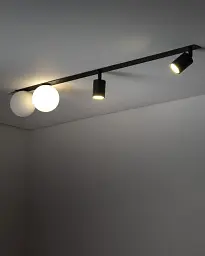 Світильник поворотний, спот TK Lighting 10929 Vox GU10+G9 4x10W+8W IP20 чорний - мініатюра 2