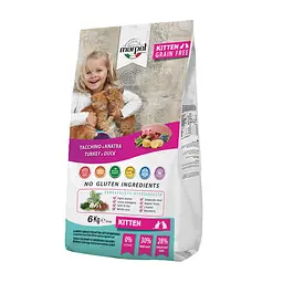 Сухий корм для котят Marpet Aequilibriavet Grainfree з індичкою та качкою 6 кг