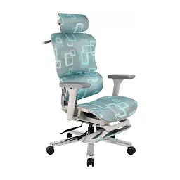Офисное кресло GT Racer B-528 Gray/Blue
