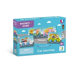 Дитяча магнітна гра "Автомобільна подорож" DoDo Toys 200253, 8 елементів