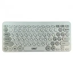 Бездротова клавіатура mini та миша keyboard 5263 + приймач Біла - мініатюра 2