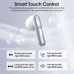 Bluetooth навушники 5.4 з ENC, LED-дисплеєм, захистом IP7 та до 40 год роботи - мініатюра 4