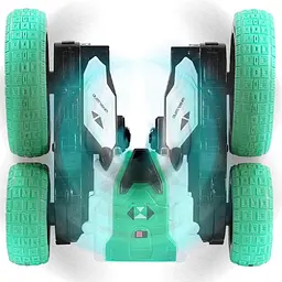 Машинка на радіокеруванні SHT DW02A Trick and Flip RC Car 2.4G Green - мініатюра 3