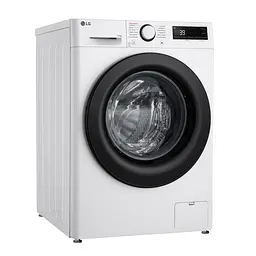 Пральна машина LG фронтальна, 11кг, 1400, A, 57см, дисплей, пара, інвертор, білий - мініатюра 2