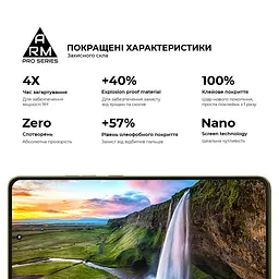 Захисне скло на Motorola G86 5G з олеофобним покриттям, Pro, повне проклеювання, антистатичний і пиловідштовхуючий шар, 9H, самоклеючеся, 2.5D, на весь екран, антистатичний клей, ArmorStandart (ARM86587) - мініатюра 5