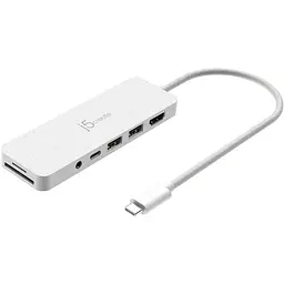 USB-Хаб j5create JCD373EW-N, USB Type-C 6-в-1 (JCD373EW-N)