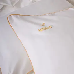 Підковдра MirSon Fire Bird 0001 Сатин Elit Moko White 143х210 см (2200008706401) - мініатюра 3