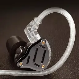 Гібридні навушники KZ ZS10 Pro 2 з мікрофоном чорні - мініатюра 2