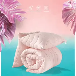 Набір Ideia Tropical ковдра 200х220 + 2 подушки 50х70 всесезенний пудра 8-32436*001 - мініатюра 2
