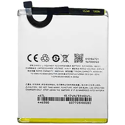 Акумулятор BA721, Meizu M6 Note, 4000mAh, оригінал PRC