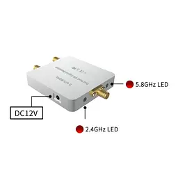 Двохдіапазонний підсилювач Wi-Fi сигналу з антеною EDUP EP-AB031 2.4/5.8 ГГц 4W 36dBm бустер розширювач вайфай FPV (18802) - мініатюра 6