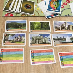 Настільна інтелектуальна гра для дітей (Вікторина Україна) Настільна карткова гра Artos Games Вікторина Україна для дітей та усієї сім'ї віком від 10 років - мініатюра 7