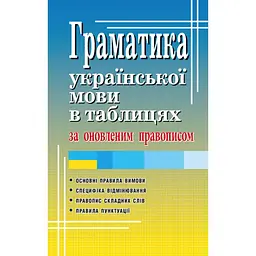 Граматика української мови в таблицях