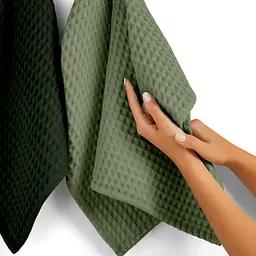 Рушник вафельний Forest Greek Waffle 75х95см (Towel_98Forest_GreekWaffle_75x95) - мініатюра 4