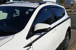 Дефлектори вікон ветровики для Toyota Rav 4 2013-2018 6 шт (Auto Clover) AC A176 - мініатюра 2