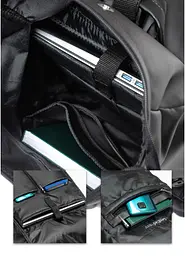 Чоловічий рюкзак Sambag RollTop Milton чорний 41 х 30 х 16 см (24251001m) - мініатюра 8