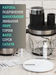 Металевий подрібнювач 10 в 1 - Hoffmans HM - 8849 - мініатюра 2