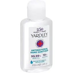 Санитайзер для рук Yardley London Hand Sanitiser, 100 мл