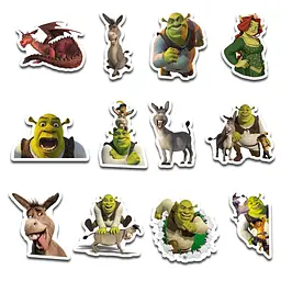 Стікерпак GeekLand Shrek 45 штук (SP SR 01) - мініатюра 4