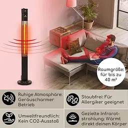 Інфрачервоний обігрівач Blumfeldt Heat Guru Plus (10033691) - мініатюра 4
