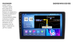Штатна автомагнітола EasyGo M10-3-32-VSS_2 Volkswagen Universal