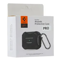 Футляр із карабіном Spigen DuraPro Flex Airpods Pro 2 Black (35270_3345650) - мініатюра 2