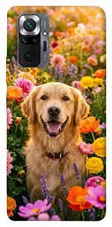 TPU чохол Demsky Flowery labrador для Xiaomi Redmi Note 10 Pro
