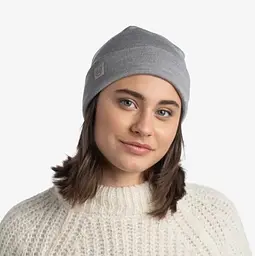 Шапка Buff Merino Heavyweight Beaney Сірий - мініатюра 4