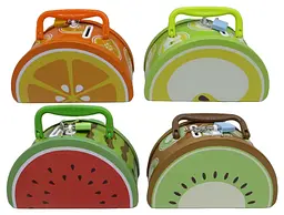 Скарбничка металева Фрукти, 16x9.2 см, S-157 (В асортименті) - мініатюра 2