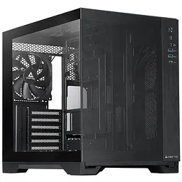 Корпус Chieftec VISIO AIR GM-30B-M-OP ATX, без Блок живлення, Чорний