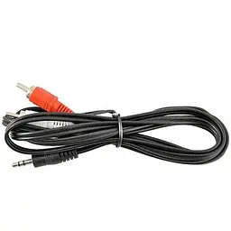 Аудіо кабель Cablexpert 2 RCA (тюльпана) - mini-jack 3.5 тато - тато 1.5 м (CCA-458) - мініатюра 4