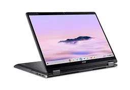 Ноутбук Acer Chromebook Plus Spin 514 CP514-4HN 14' WUXGA IPS Touch, Intel 3-100U, 8GB, F256GB, UMA, ChromeOS, сірий (NX.KYQEU.001) - мініатюра 9