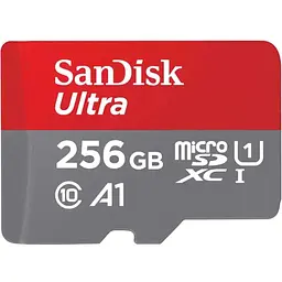 Карта пам'яті SanDisk microSDXC 256GB UHS-I Ultra A1 V10 (SDSQUAC-256G-GN6MN) [141839]