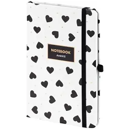 Книга записна Axent Partner Black&White, 125х195 мм, 96 аркушів, клітинка (8621-10-A) - мініатюра 2