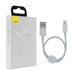 Кабель Baseus Superior Series Fast Charging Data Cable USB to Lightning 2.4A 0.25m CALYS-02 White - мініатюра 2