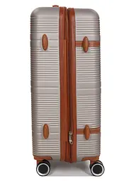 Валіза середня M ABS-пластик Worldline Airtex 629 67×45×27см 74л Шампань - мініатюра 6