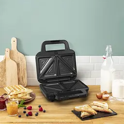 Мультимейкер Tefal UltraCompact 3in1 700 Вт тефлон 3 пластини метал чорно-сірий - мініатюра 6