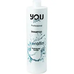 Шампунь You Look Professional Keratin Shampoo для відновлення волосся 1000 мл 