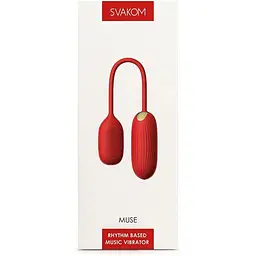 Віброяйце з пультом Svakom Muse Red для стимуляції точки G - мініатюра 9